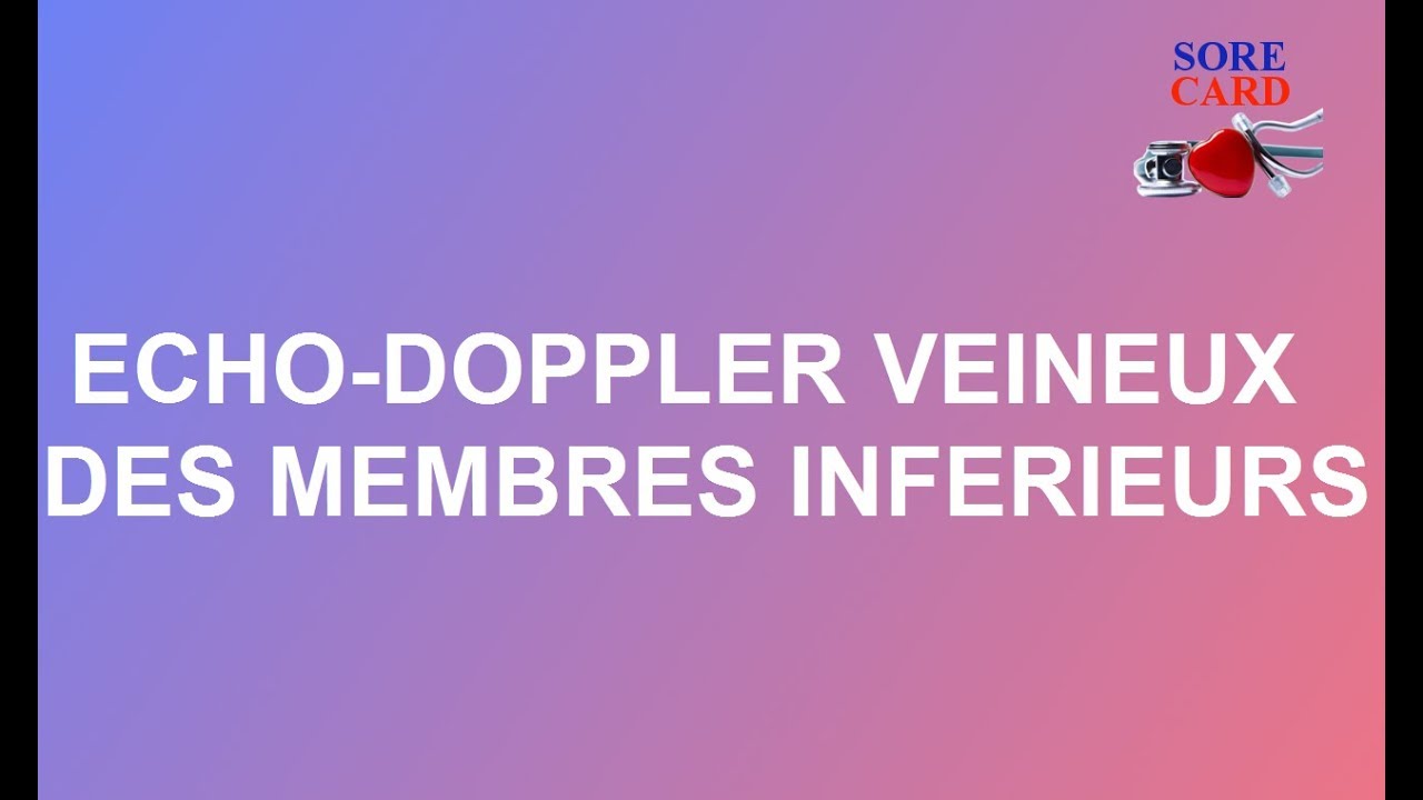 ECHO DOPPLER VEINEUX