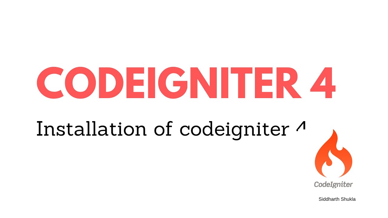 #2 Installation of CodeIgniter 4