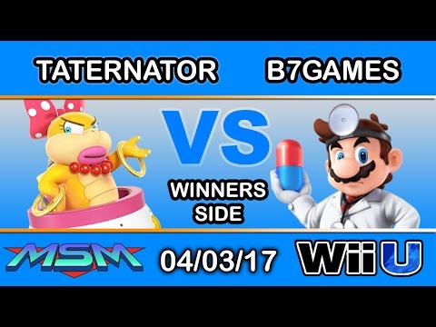 MSM 92 - Ronin R5 | Taternator (Wendy) Vs. B7Games (Dr. Mario) Winners Side - Smash Wii U