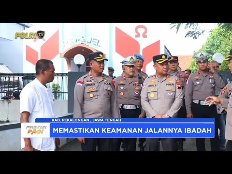 KAPOLRES PEKALONGAN PASTIKAN KEAMANAN GEREJA