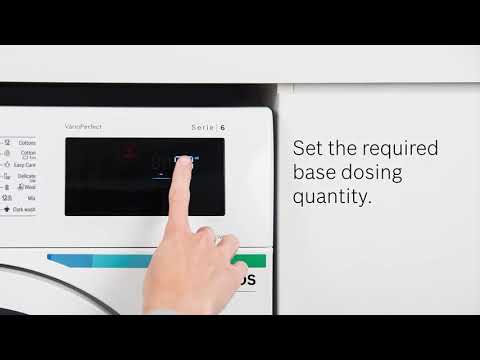 How to use your Bosch Washing Machine iDos Settings