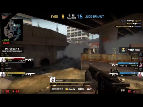 JUGGERNAUT VS EVOS: IESPL #TBOF CSGO Match Day 4 - Game 2