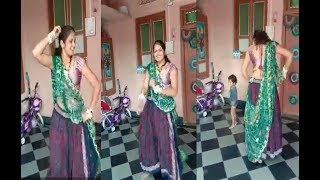 Marwadi bhabhi super dance on dj  Desi Dance Video