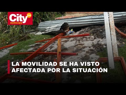 Fuerte granizada en La Calera dejó 15 viviendas afectadas | CityTv