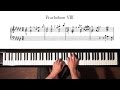Bach Prelude and Fugue No.8 Well Tempered Clavier, Book 1 with Harmonic Pedal