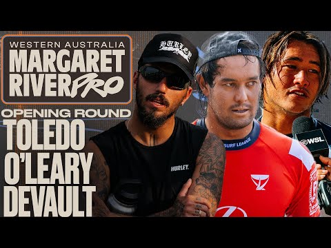 Filipe Toledo, Connor O'Leary, Imai deVault | Western Australia Margaret River Pro - Opening Round