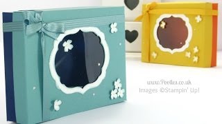 Thank You Card Box & Lid tutorial
