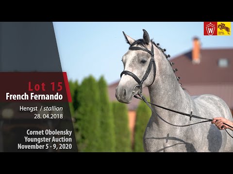 Cornet Obolensky Youngster Auction - Lot 15  French Fernando - stallion by For Pleasure - Clinton I
