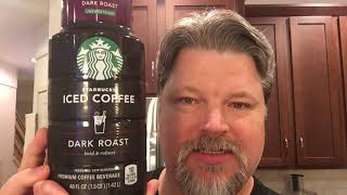 Starbucks Unsweetened Dark Roast Iced Coffee - Food Review