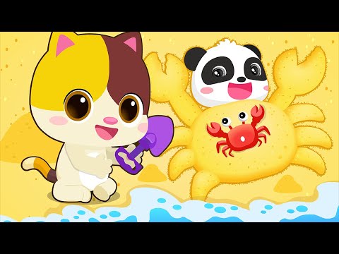 Capa de Venha Brincar com Kiki e Seu Amigos na Areia | Historinhas e Músicas Infantis | BabyBus Português