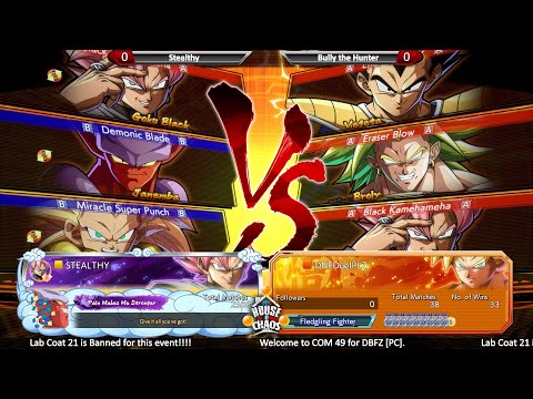 DBFZ [PC] | COM 49 | Stealthy vs Bully the Hunter | This event was STACKED WITH KILLERS!!!!