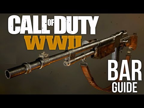 BAR - COD WW2 Gun Guide Ep. 1 (3 Minute Weapon Best Class Setup)