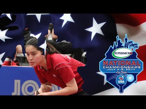 2017 SuperMicro US National Table Tennis Championships - Crystal Wang vs. Rachel Yang (U21 SF)