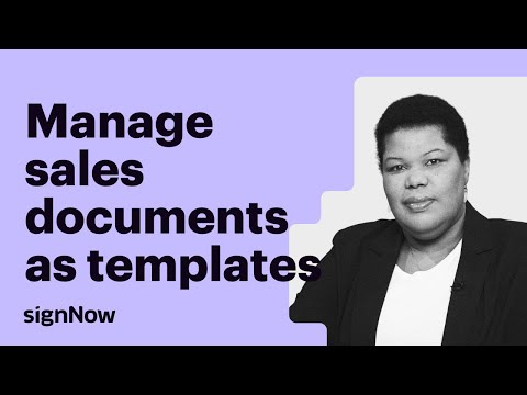 How to Remove Paperwork from Your Sales Processes with Templates