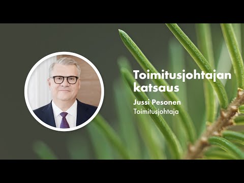 Toimitusjohtajan katsaus, Jussi Pesonen, UPM-Kymmene Oyj:n varsinainen yhtiökokous 2022