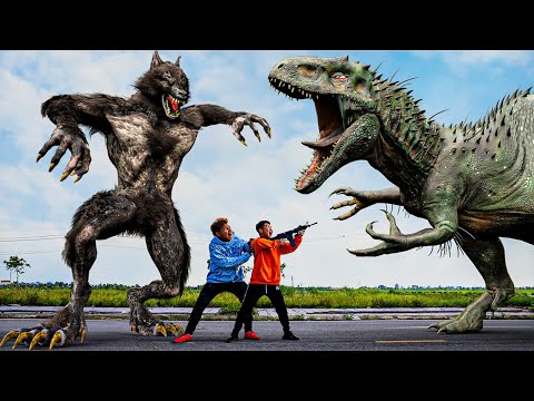 The Best of Dinosaur Attack (2023) | Indominus Rex VS Werewolves | JURASSIC WORLD 4 | Teddy Chase