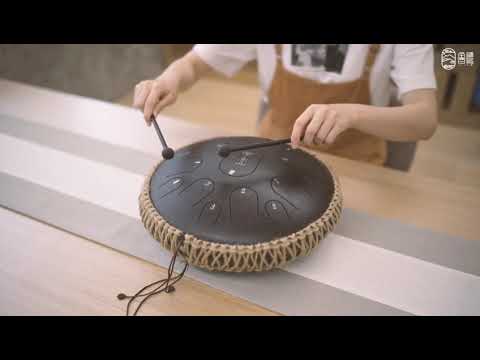 12 Inches Portable Steel Tongue Drum 11 Notes