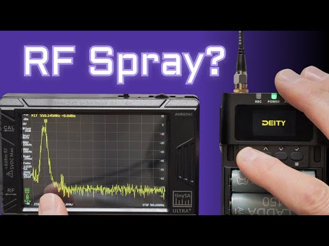 What is RF spray from wireless microphones? ft. DEITY THEOS SARAMONIC K9