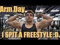 ARM DAY VLOG | I Can Lowkey Rap