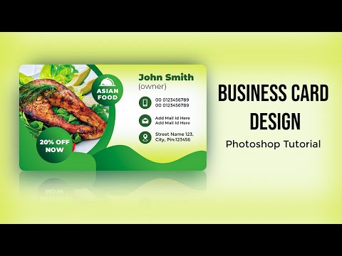 Photoshop Tutorial Business Card Design Professional Business Card Design in Photoshop