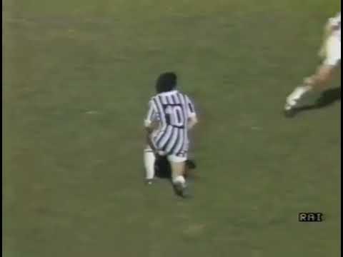 Michel Platini vs AS Roma - 1986/87 Serie A - All Touches