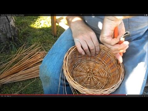 Kosárfonás Nádudvaron, Balogh Károly műhelyében