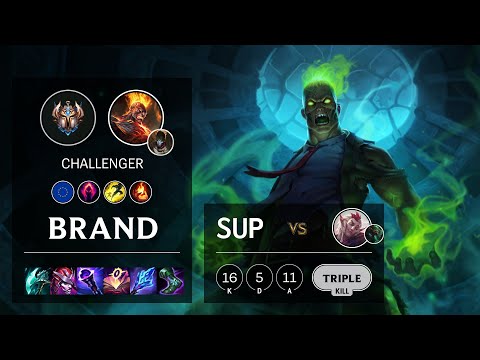 Brand Support vs Rakan - EUW Challenger Patch 10.23