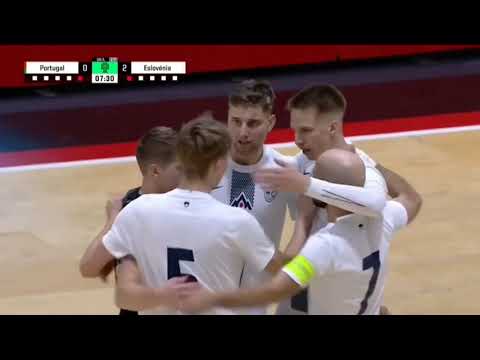 Portugal 2 - 4 Slovenia Futsal highlights 