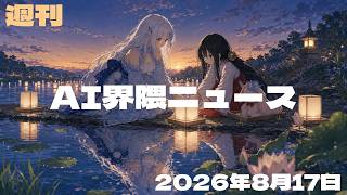 【AI界隈ニュース／2026-08-17号】 ジェミニ半額／10億人突破／グロック4.6／手元で動くAI／文に透かし／防御専用AI／2500社侵害／IBM提携／シリに記事／初の黒字／全員AI部門