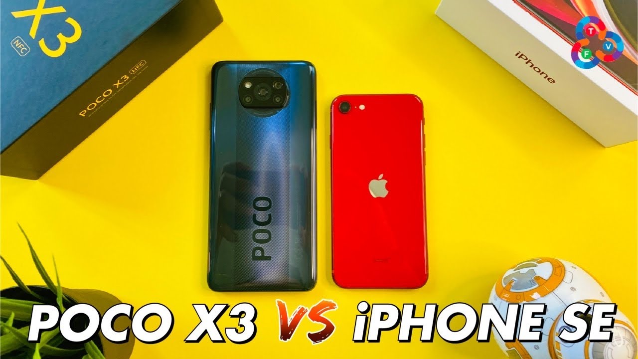 POCO X3 NFC vs iPhone SE - CLOSER THAN YOU THINK! (+ iPhone 12 Giveaway!)