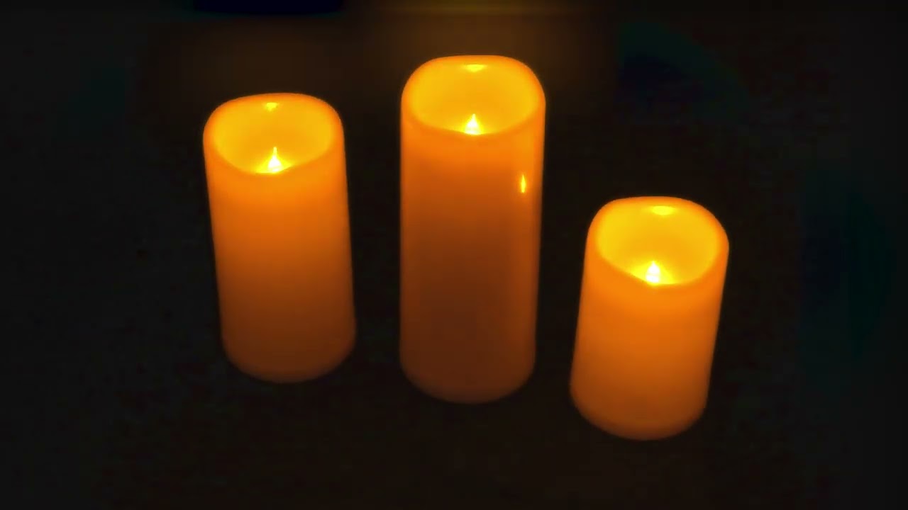 3 Pcs Outdoor LED Candle Light