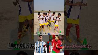 Cristiano Ronaldo vs Lionel Messi fans 🤔 #shorts #football #fans #ronaldo #messi