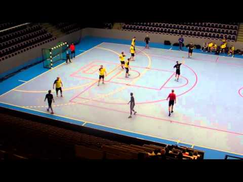 IFK Malmö HF "Di Gule" vs Trelleborg HBK 1a halvlek.