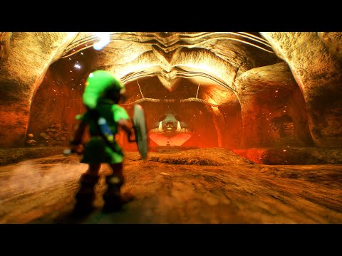 Unreal Engine 5 [5.4] Zelda Ocarina Of Time - Dodongo's Cavern Part1 + Download link