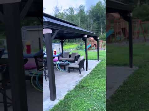 How Big Would a 12X20 Hardtop Gazebo Be? #gazebo