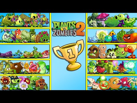 Tournament 10 Team Plants - Who Will Win? - PvZ 2 Team Plant vs Teams Plant