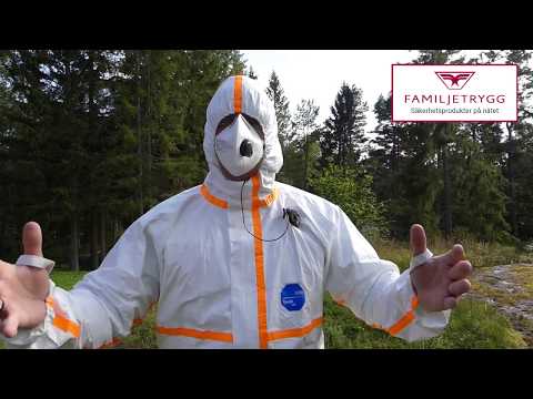 Genomgång av Skyddsdräkten Tyvek® 800 J för smitta, pandemi & radioaktivt nedfall | Familjetrygg.se