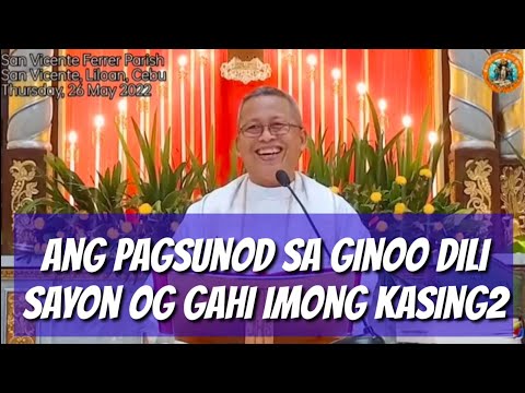 Ang pagsunod sa Ginoo dili sayon og gahi imong kasing2 @padrecianoubod#homilia #shortvideos