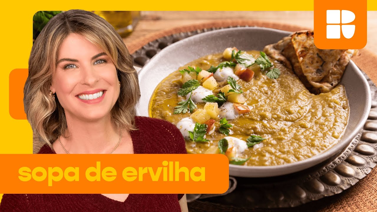 Sopa de ervilha feita na pressão com especiarias | Rita Lobo | Cozinha Prática