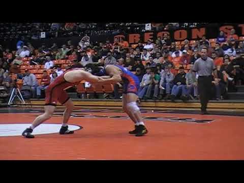 157 lbs Greg Burke, UW vs Adam Hall, Boise State
