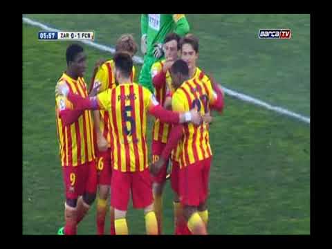 2014 02 02 liga24 Real Zaragoza - F C Barcelona B
