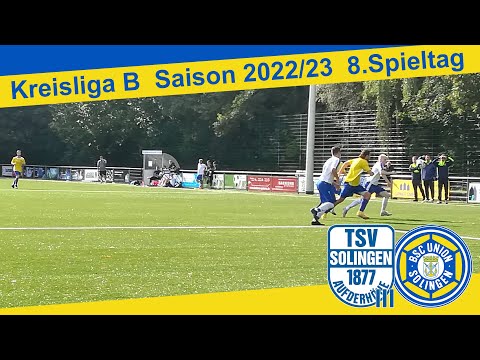 TSV Solingen III - BSC Union Solingen Highlights | Kreisliga B, 8. Spieltag 2022/23