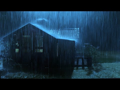 Sleep Easily in Under 3 Minutes with Heavy Rain & Thunder Sounds Covering Old Ranch House at Night