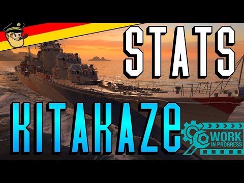 NEW IJN  KITAKAZE - Stats || World of Warships