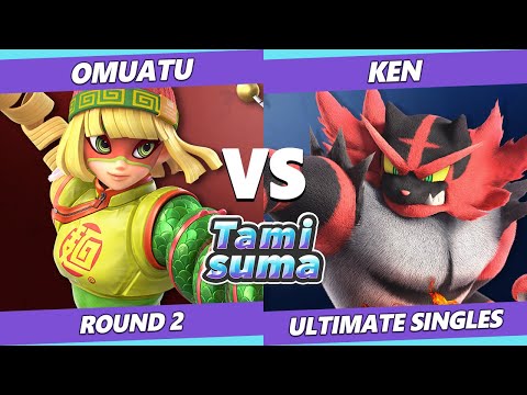 TAMISUMA 215 Round 2 - Omuatu (Min Min) Vs. KEN (Incineroar) SSBU Smash Ultimate