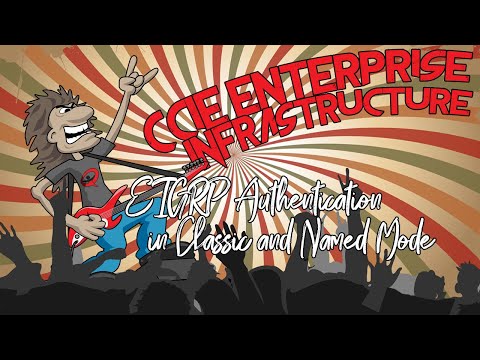 CCIE Enterprise Infrastructure Lesson 20 - EIGRP Authentication in Classic and Named Mode