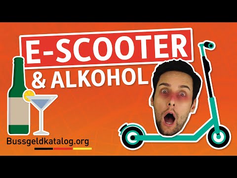Alkohol auf dem E-Scooter🛴: Welche Promillegrenze gilt hier? 🍻🍷