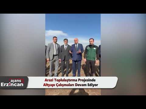 Arazi Toplulaştırma Projesinde Altyapı Çalışmaları Devam Ediyor