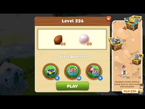 Lost Island: Blast Adventure - Level 224 (No Boosters) HD