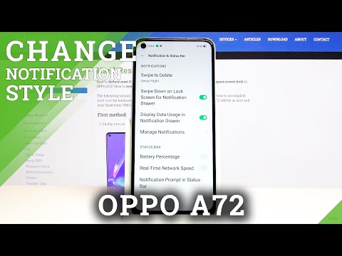 How to Enter Notifications Settings in Oppo A72 - Customize Apps' Alerts